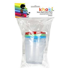 Non-Spill Paint Pots, 3 Piece